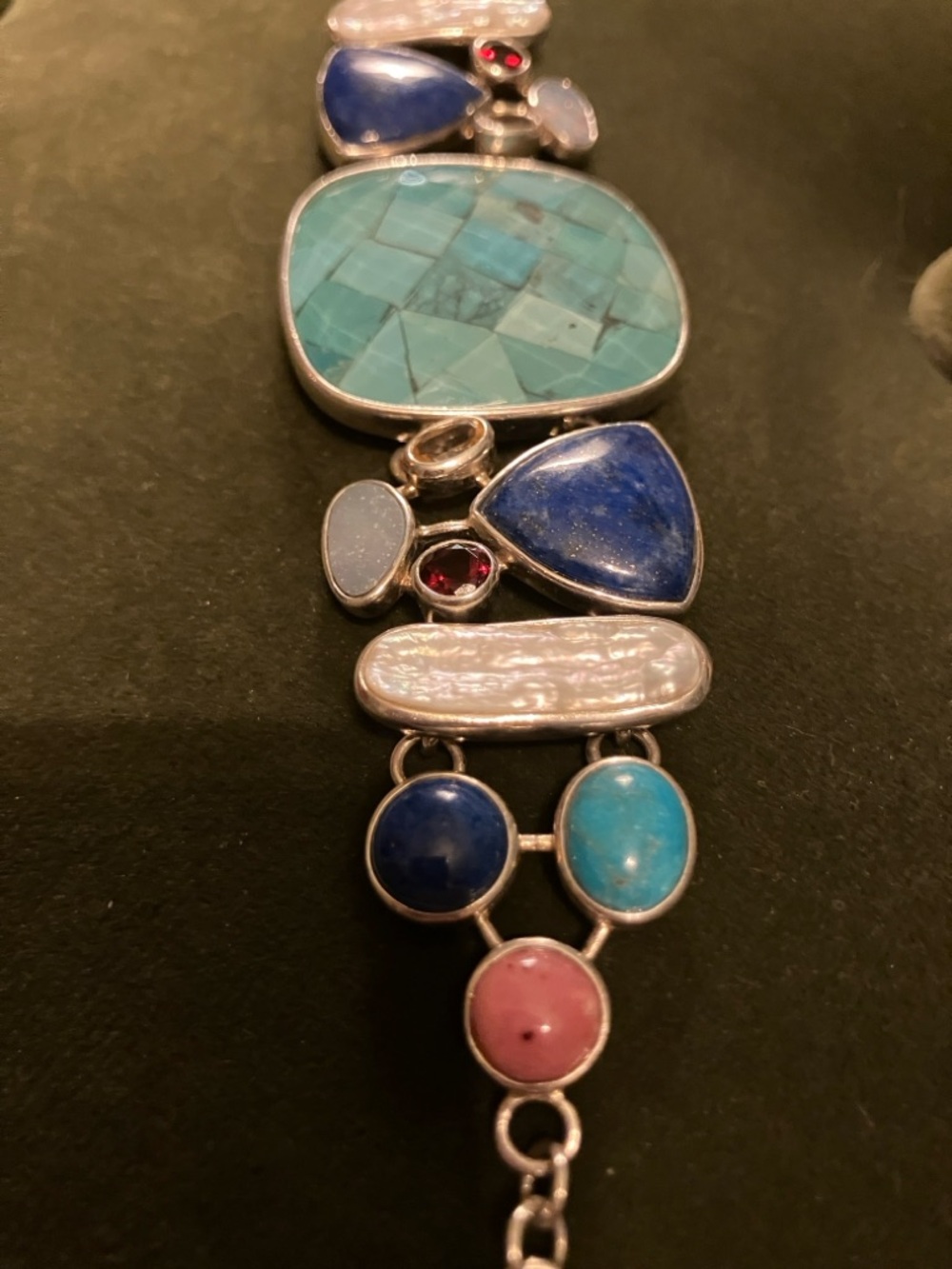 Whitney Kelly -Sterling Silver Multi-Stone Bracelet - gorgeous!